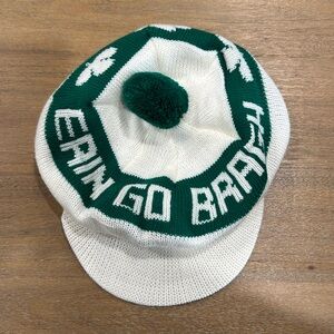 Vintage Erin Go Bragh St. Patty’s Day Festive Knit Hat